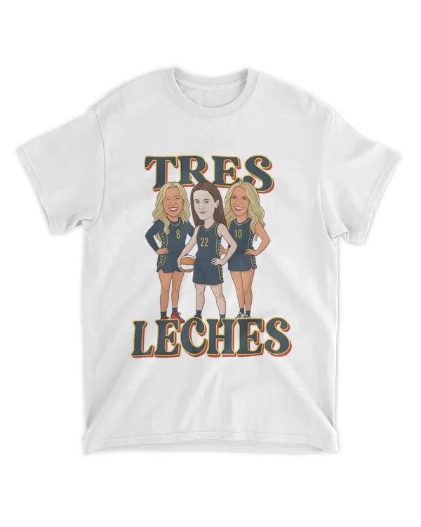 Tres Leches Basketball Sophie Cunningham Cartoon T-Shirt
