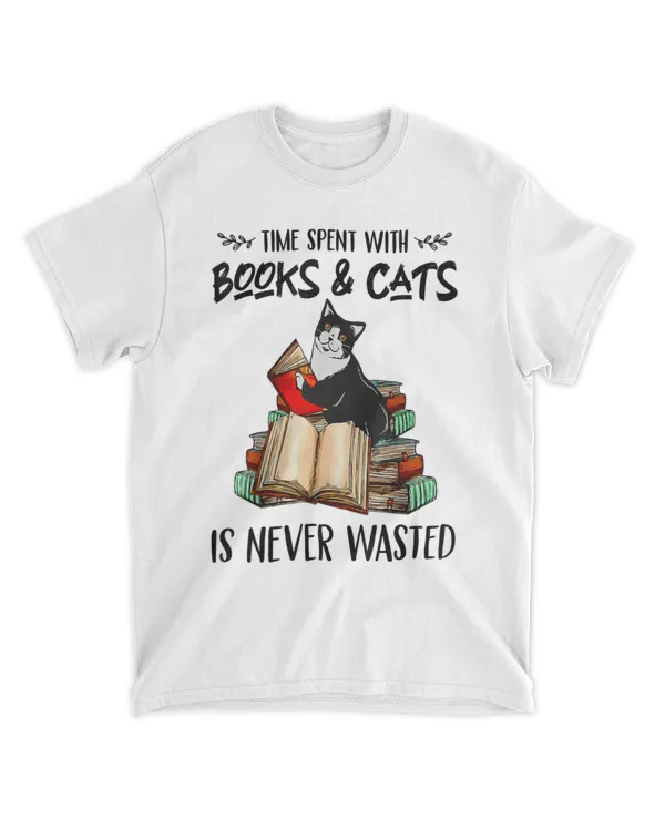 Time Spent With Books Cats Is Never Wasted