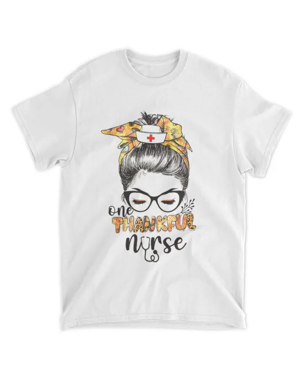 One Thankful Nurse Messy Bun