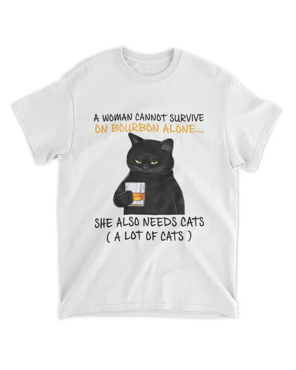 Miah1071_bourbon A Woman Cannot Survive On Bourbon Alone She Also Needs Cats
