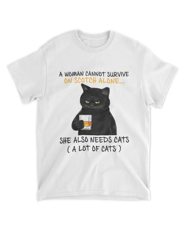 Miah1071_scotch A Woman Cannot Survive On Scotch Alone She Also Needs Cats