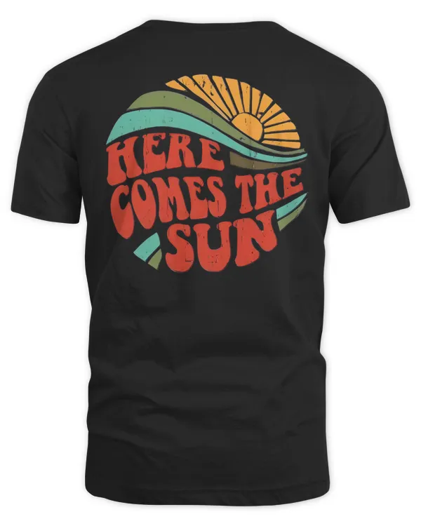 Retro Here Comes The Sun T shirt, Boho summer Tshirt, Hawaii shirt, Vintage Summer t-shirt, Boho Summer Shirt, Sun t-shirt
