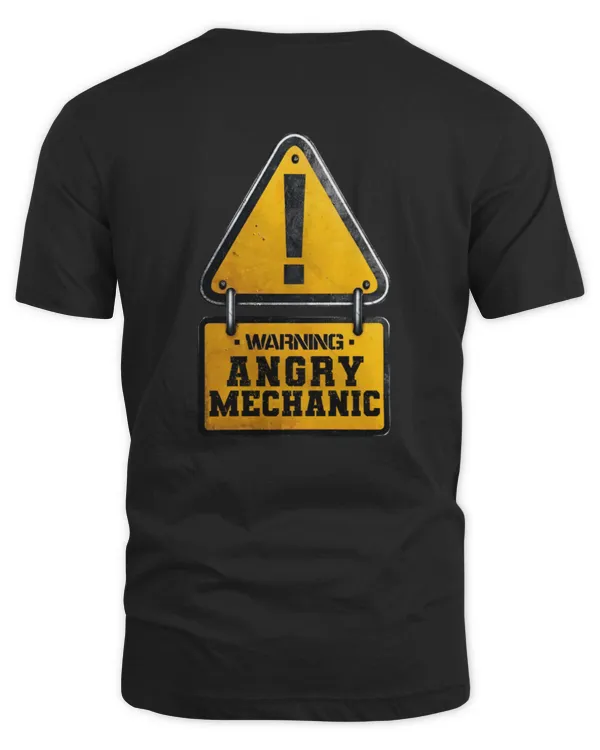 WARNING! ANGRY MECHANIC - MECHANIC T-SHIRT
