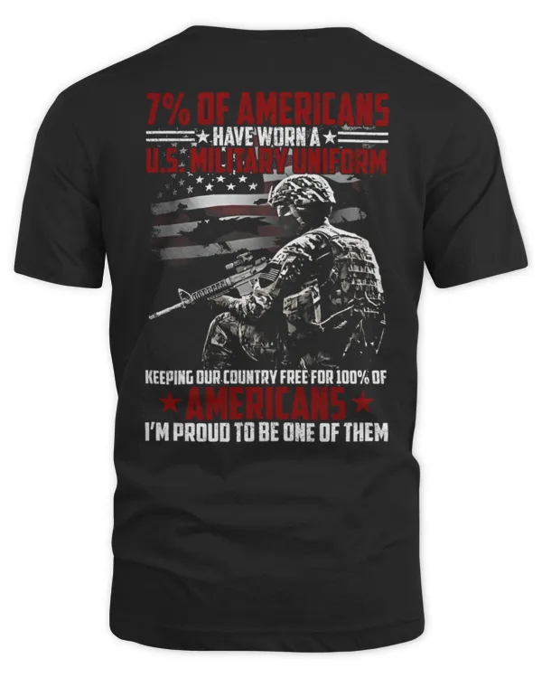 7% Of Americans Have Worn A U.S Military Uniform