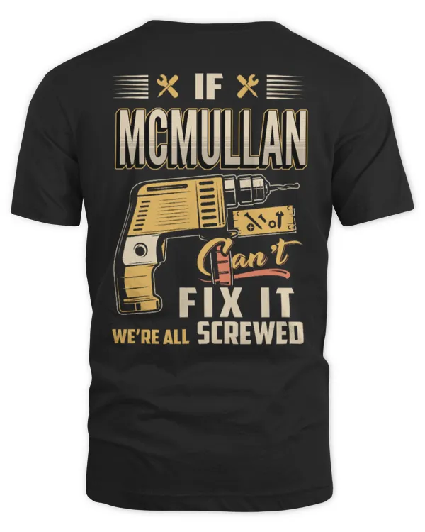 IF MCMULLAN CAN'T FIX IT WE'RE ALL SCREWED B3