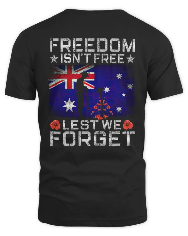 Freedon Isn't Free Lest We Forget, Australian Veterans
