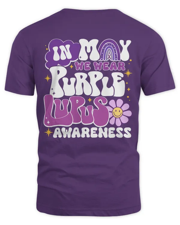 Lupus Awareness Sweatshirts, Lupus Warrior Shirt, Lupus Support Shirt, Purple Ribbon Shirt, In May We Wear Purple Sweatshirt