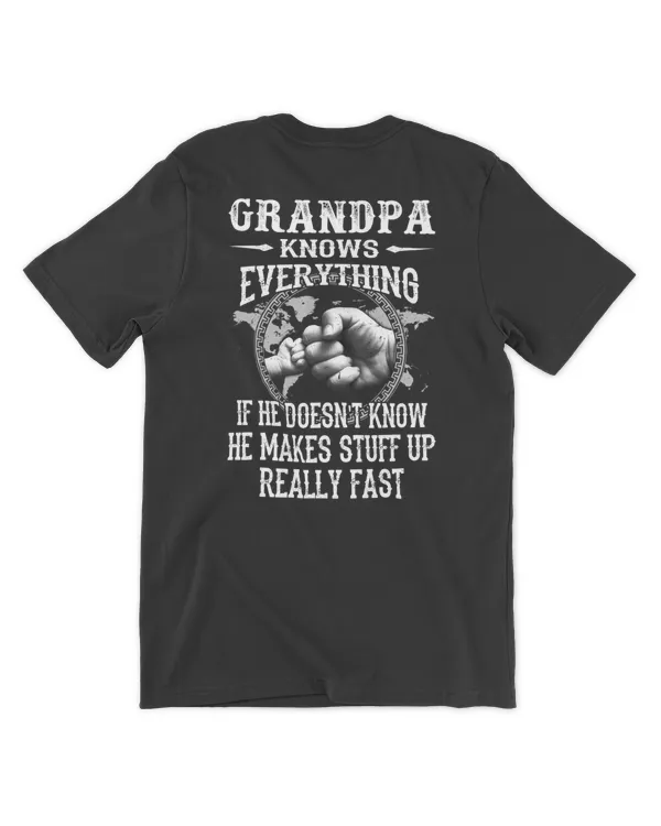 ETT1398 Grandpa Knows Everything If He Doesn't Know He Makes Stuff Up Really Fast Back
