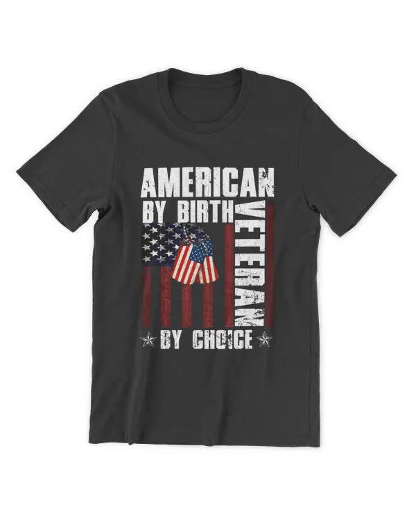 American By Birth Veteran Shirt