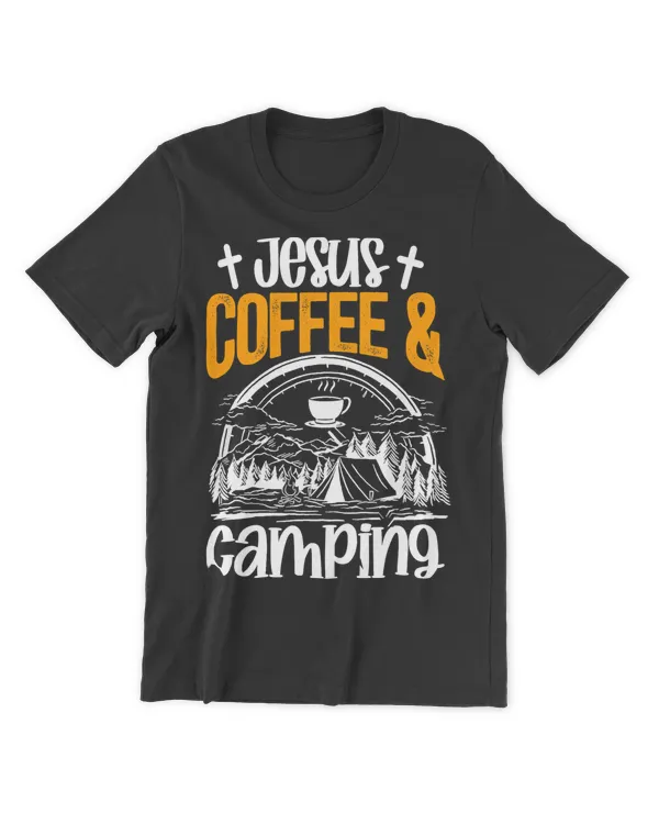 Christian Jesus Coffee And Camping Nature Camper Stargazing310 Christ