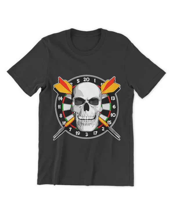 Darts 2With Skull and Dartboard