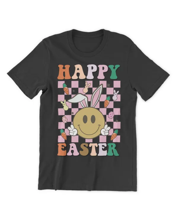 Groovy Hippie Face Bunny T-Shirt