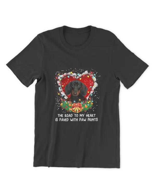 Dachshund The Road To My Heart Is Paved With paw Prints Gift For Dog Loves QTMAS10182202