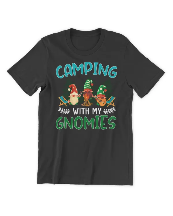RD Camping with my Gnomies Funny Gnome Camp Women Men Shirt