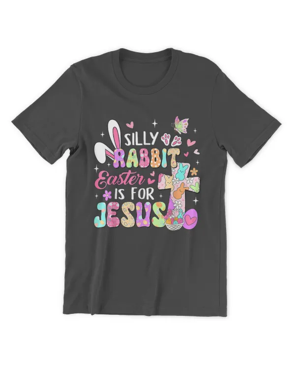 Silly Rabbit Easter Is For Jesus Cute Bunny Christian Faith 2 - Men's Premium Tshirt Men's Premium Tshirt