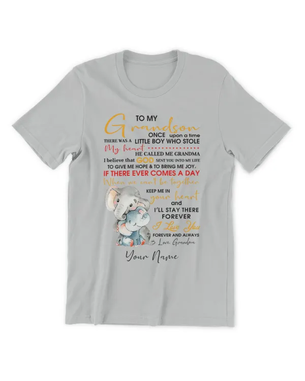 Personalize Name Grandson Mug, Gifts For Grandson, Gifts Idea For Grandson - Unisex Premium T-Shirt Unisex Premium T-Shirt