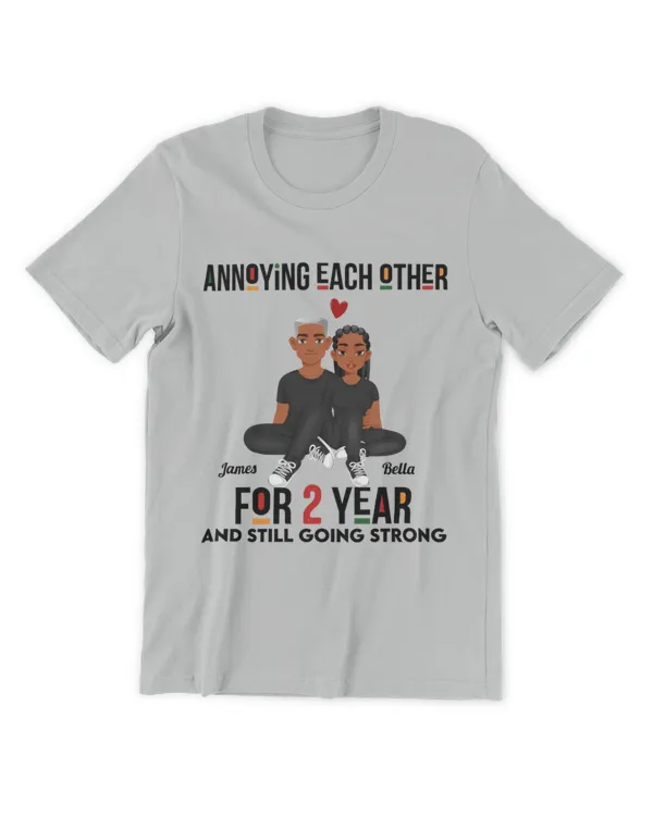 Annoying Each Other For Years - Personalized Matching Couple Shirts, Gifts For Husband, Gifts Idea For Husband - Unisex Premium T-Shirt Unisex Premium T-Shirt