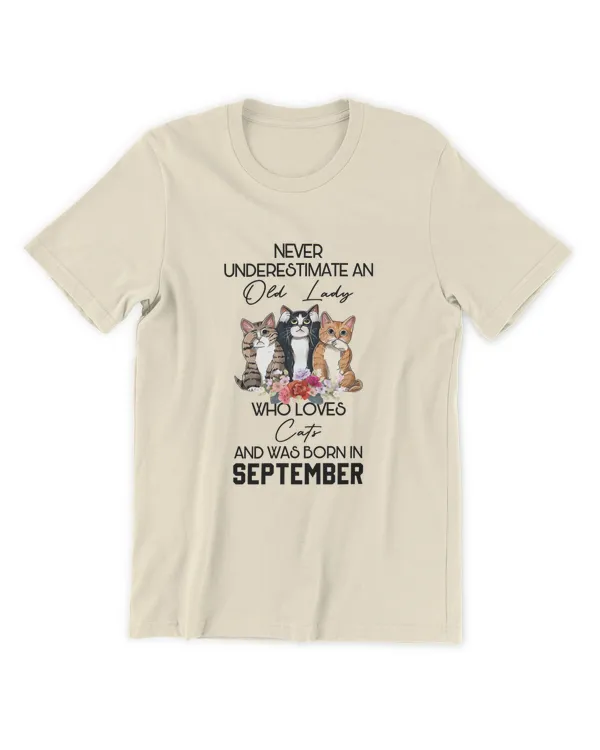 Miah1247_sep Never Underestimate An Old Lady Who Loves Cats And Was Born In September