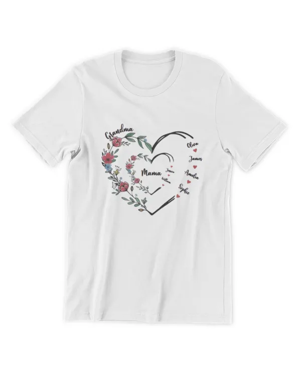 I Love You Forever & Always - Custom Family Tee - Gift Mothers Day