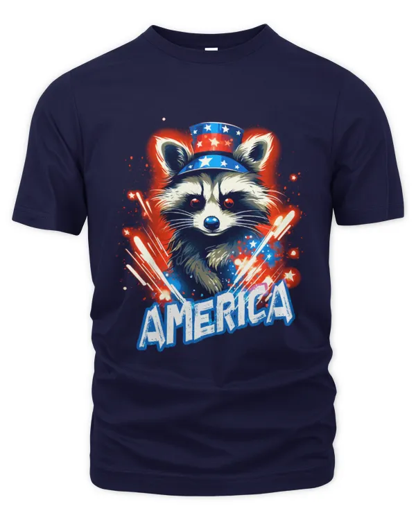 American Raccoon United Unisex Premium T-shirt