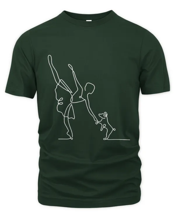 Ballet and dog - Unisex Premium T-Shirt Unisex Premium T-Shirt