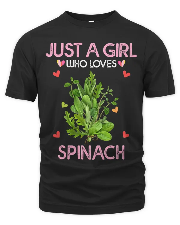 Spinach Shirt For Women Just A Girl Who Loves Spinach