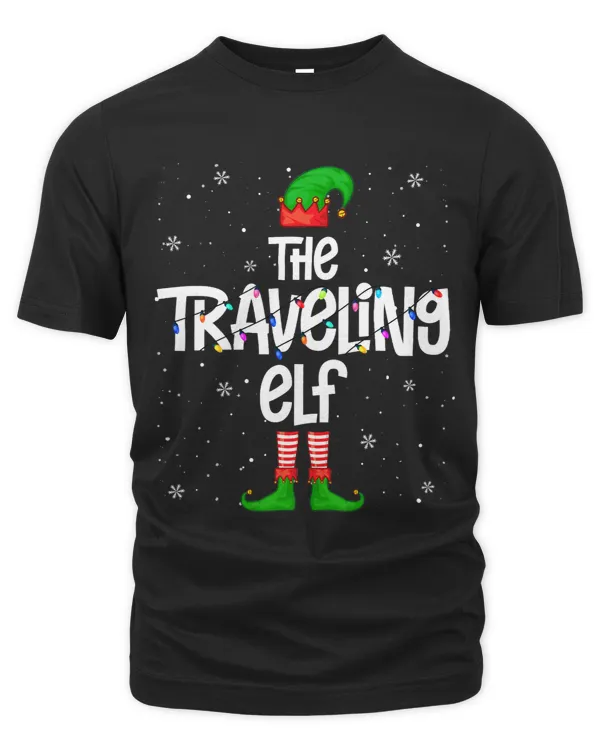 The Traveling Elf Christmas Lights Elf Matching Family Group
