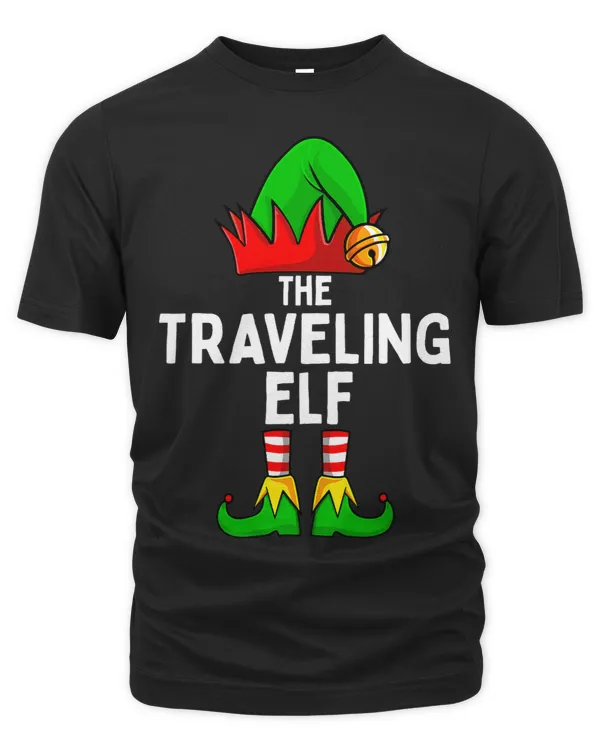 The Traveling Elf Funny Christmas Matching Family