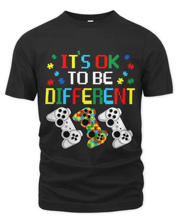 Its Ok To Be Different Game Boys Autism Awareness Men Kids