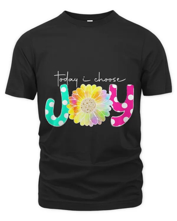 Womens Womens Today I Choose Joy Hawaiian Tropical Hibiscus Flowers