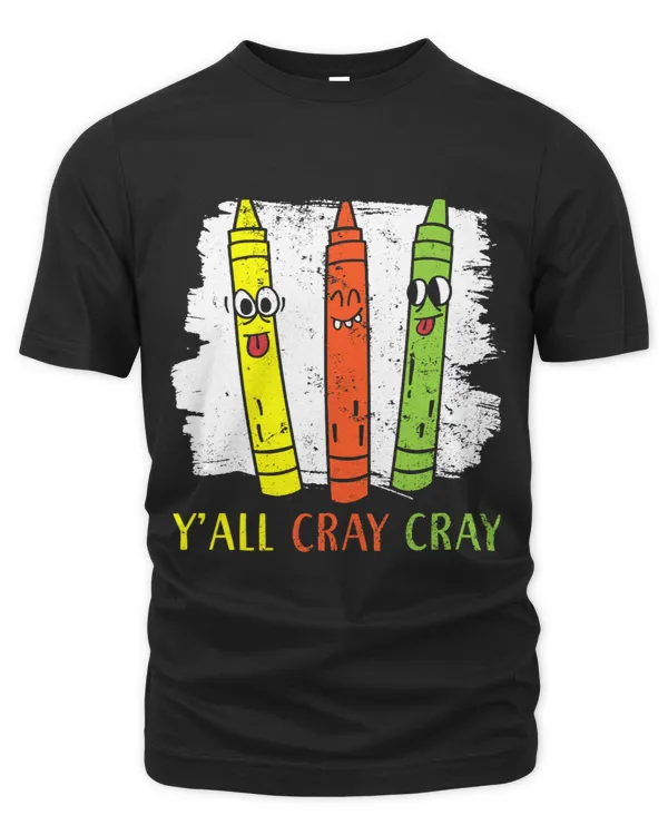 Yall Cray Cray Crayon Coloring Artistic Drawing Color 1
