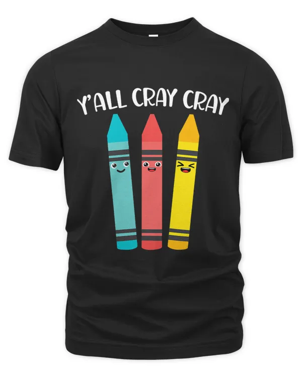 Yall Cray Cray Crayon Coloring Artistic Drawing Color