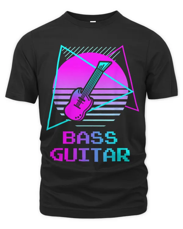 Retro Vintage Classic Bass Guitar Instrument Guitarist 4