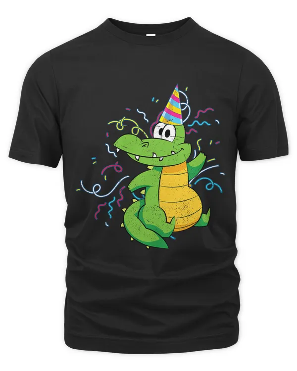 Kids Birthday Party Alligator Reptile Animal Cute Crocodile