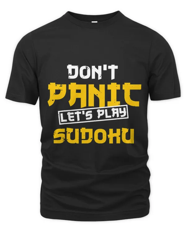 Dont Panic Lets Play Sudoku Math Book Game Joke Sayings