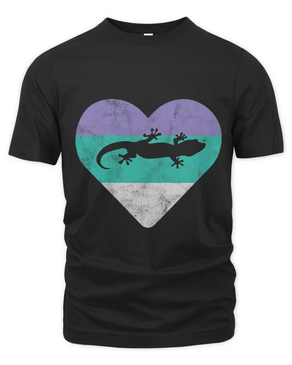 Gecko Retro Lizard Gift For Women or Girls