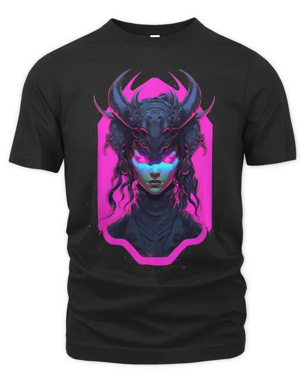 Geisha Girl Japanese Cyberpunk Samurai Aesthetic Demons Mask 1