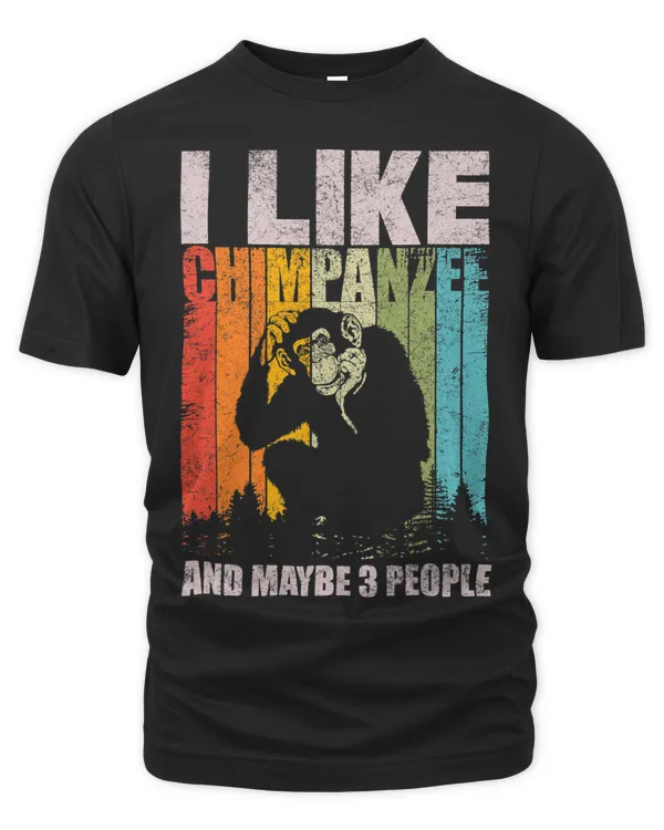 Funny I Like Chimpanzee and Maybe Like 3 Peoples Vintage Ret