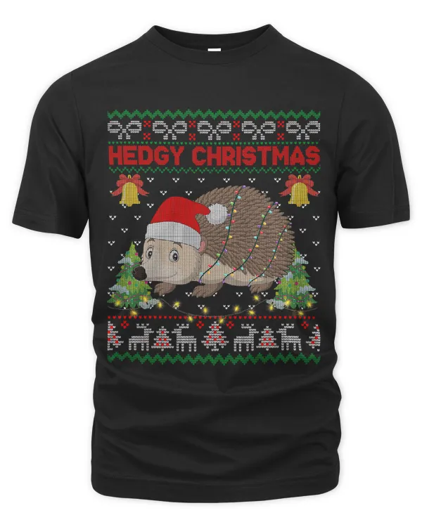 Hedgy Christmas Hedgehog Gift Ugly Hedgehog Christmas