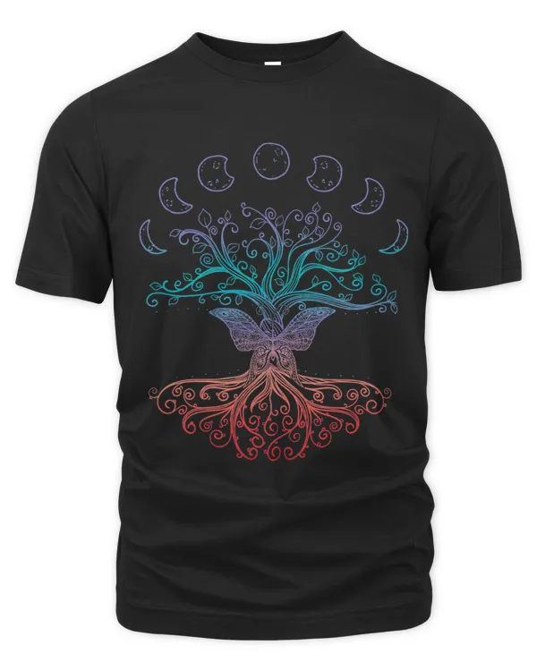 Esoteric geometry Tree Life DNA and Triangle Moon Phases