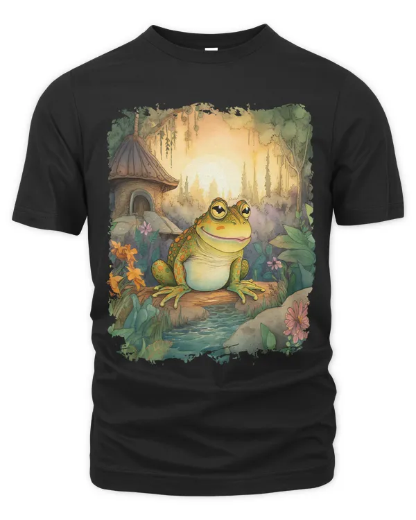 Frog Cottagecore Aesthetic Cute Animal Cottage Country