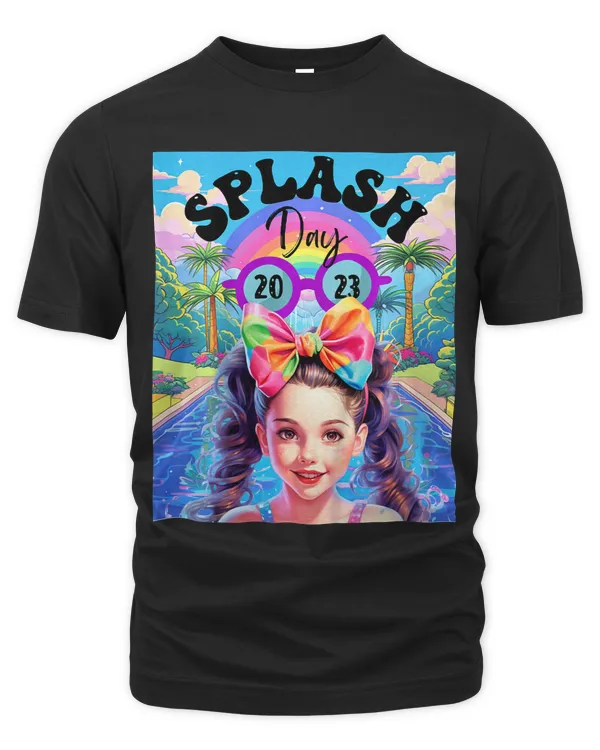 Kids Vibrant Rainbow Sunny Splash DayField Day Girls