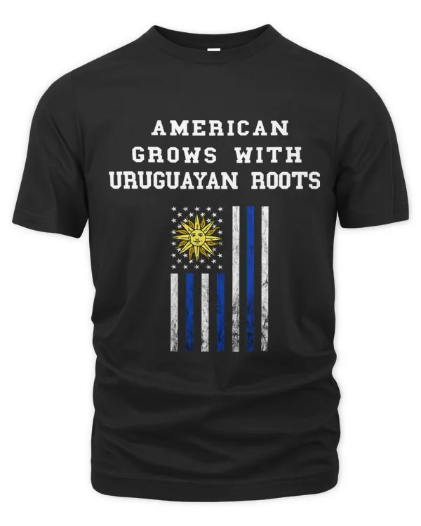 American Grows USA Uruguayan Roots Vintage Flag Uruguay Flag