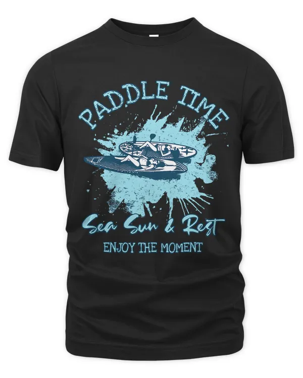 Paddle Time Sea Sun Rest Stand Up Paddle Blue