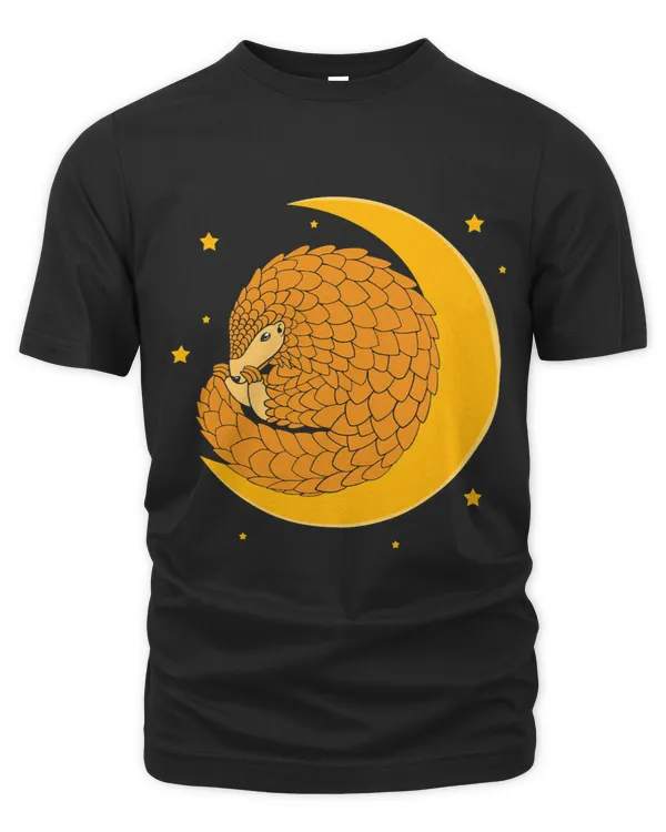 Pangolin Sitting On The Moon Kids Pangolin