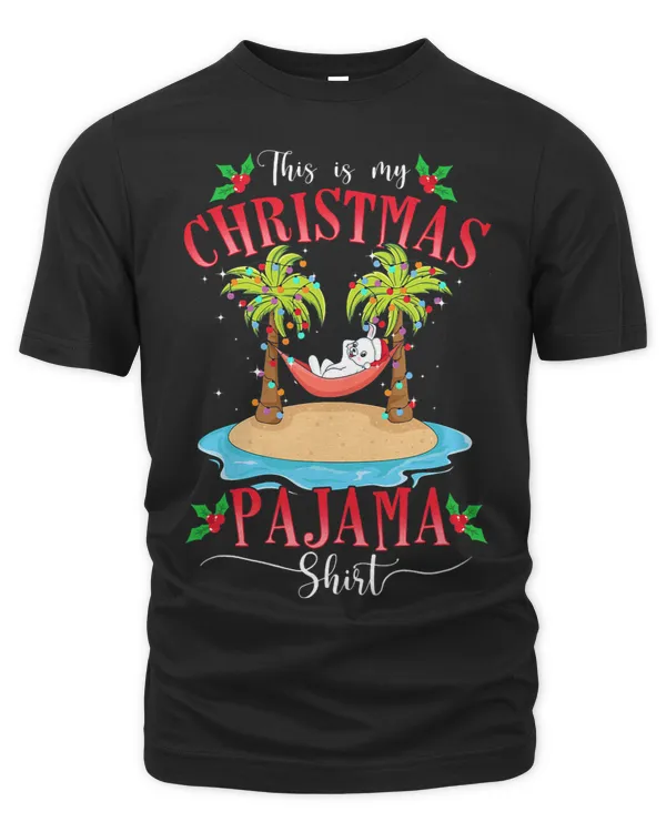 This Is My Christmas Pajama Xmas hare