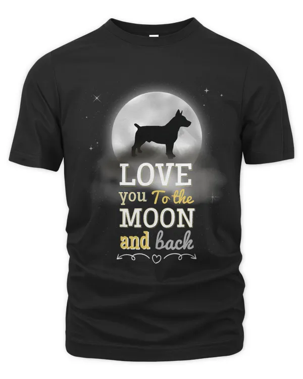 Teddy Roosevelt Terrier Dog Love To The Moon