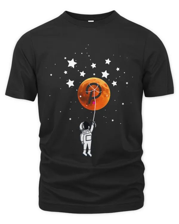 Polkadot DOT to the Moon Shirt Cypto DOT Polkadot Sunset