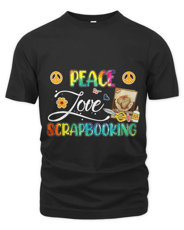 Peace Loves Scrapbooking Funny Scrapbooking