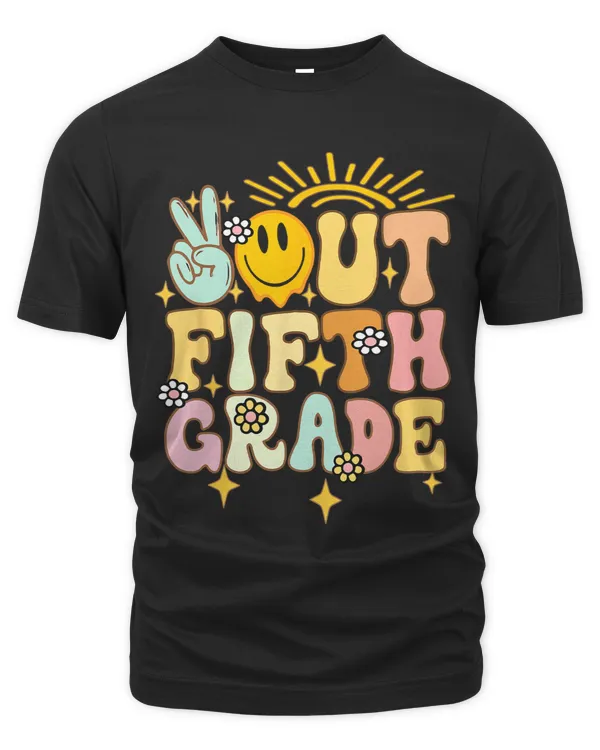 Peace Out Fifth 5th Grade Class of Goodbye 5th Grade 1